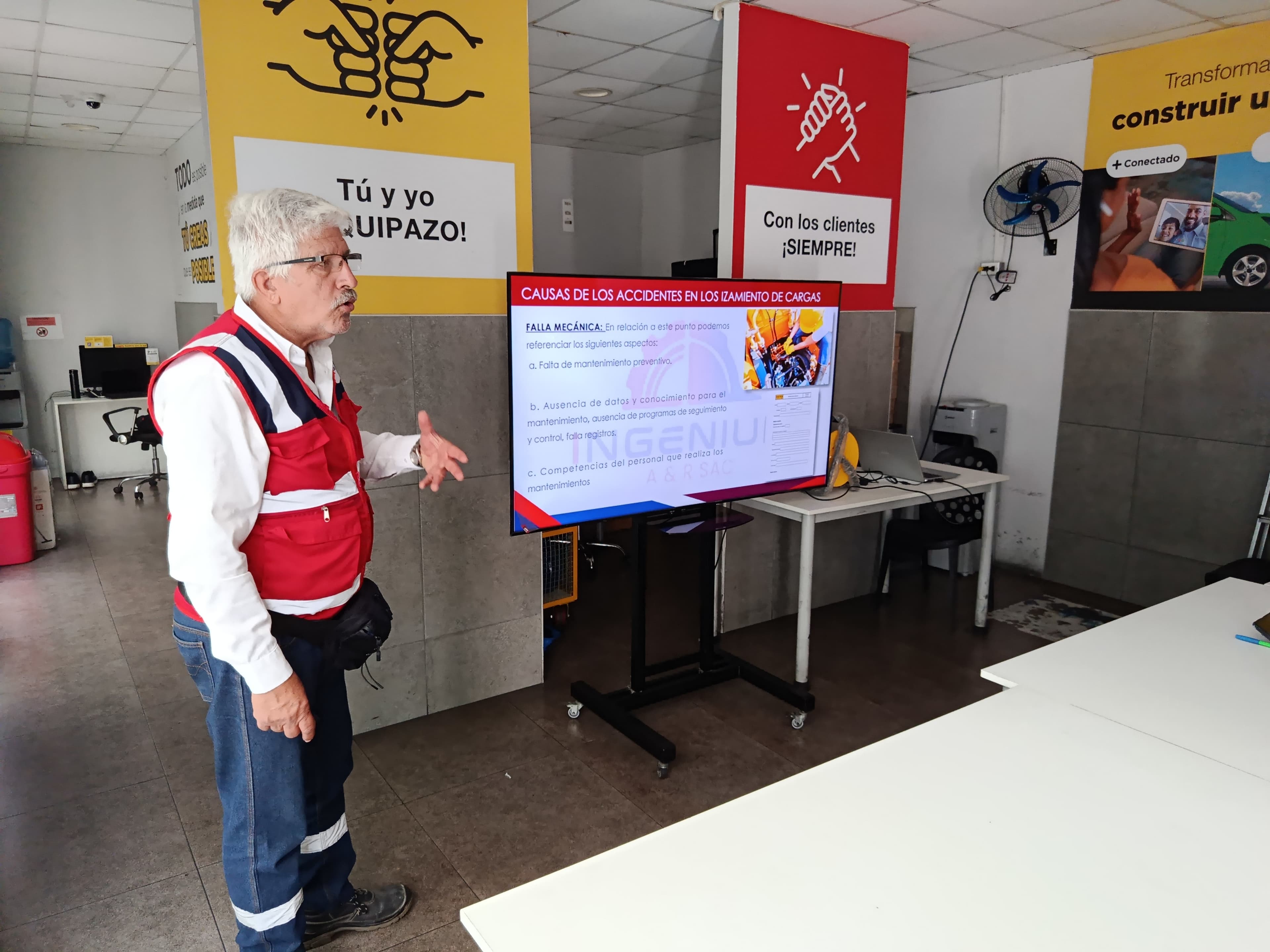 Asesoría técnica sobre causas de accidentes en proyectos de izaje